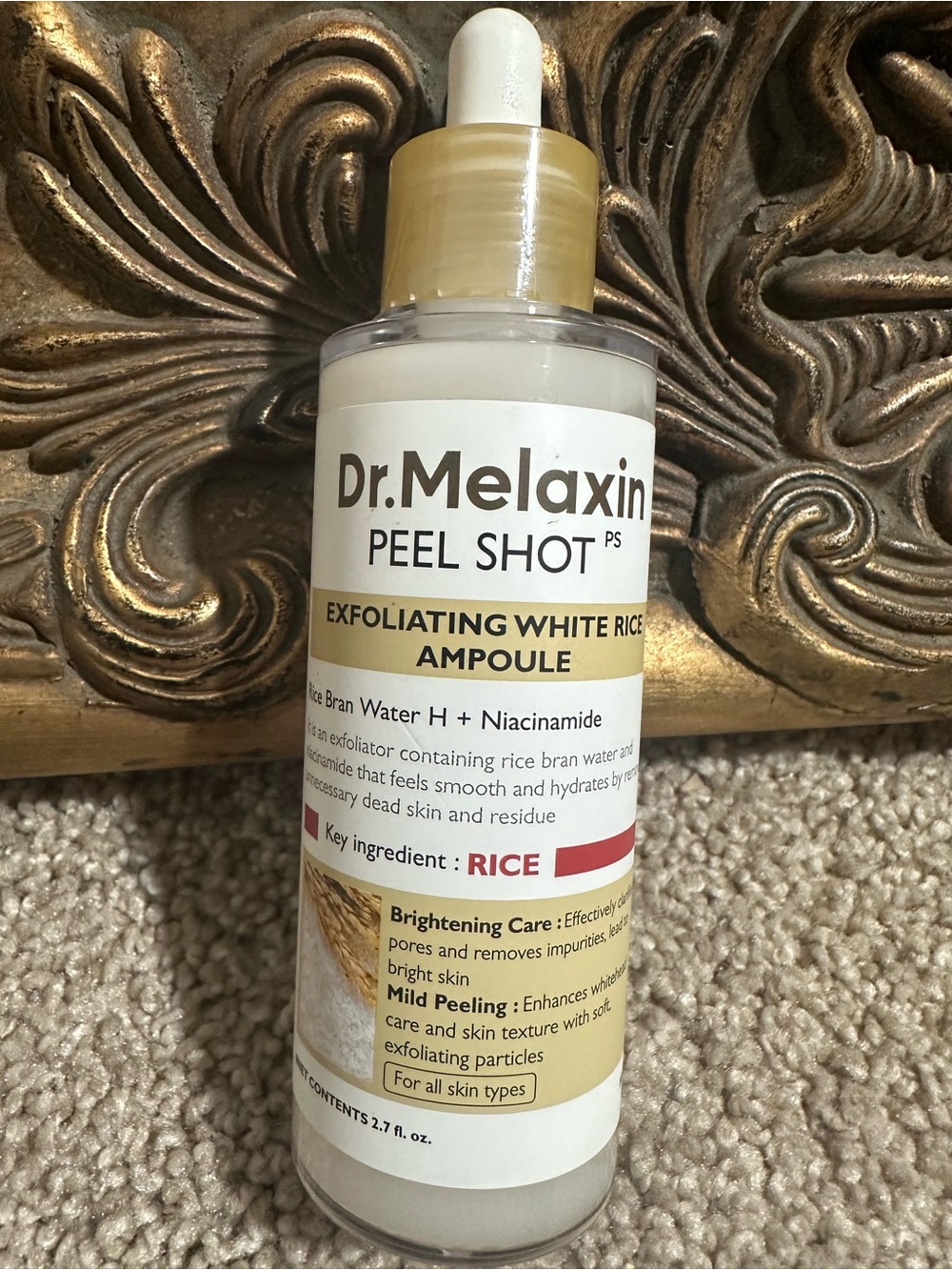 New Dr.Melaxin Peel Shot Exfoliating White Rice Ampoule 2.7 oz $26